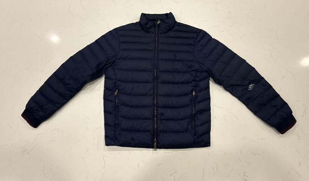 Polo Ralph Lauren Packable Down Puffer Jacket Navy Blue